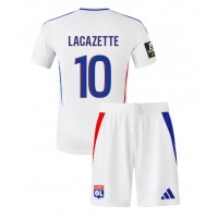 Echipament fotbal Olympique Lyonnais Alexandre Lacazette #10 Tricou Acasa 2024-25 pentru copii maneca scurta (+ Pantaloni scurti)